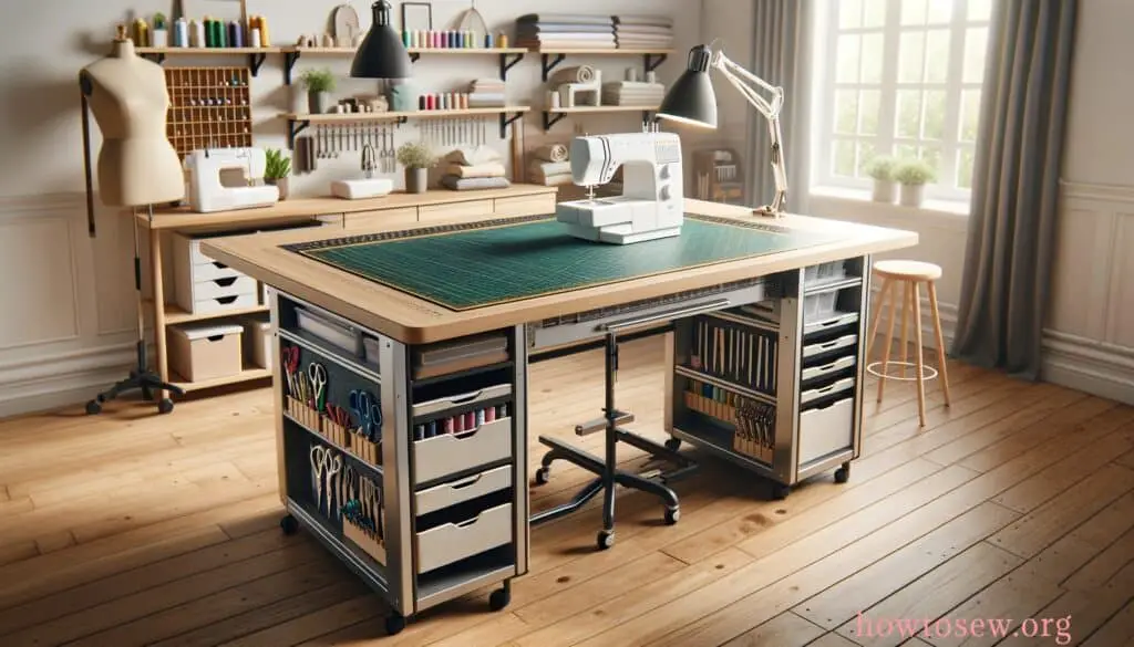 sewing cutting table