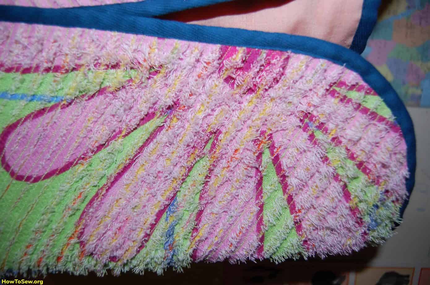 The chenille technique is something amazing How to Sew